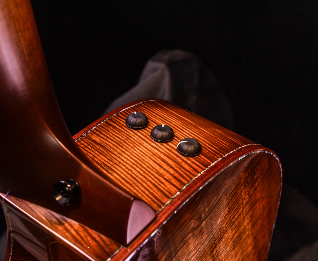 Taylor Custom GA Cutaway All Master Grade Koa Acoustic Electric Guitar