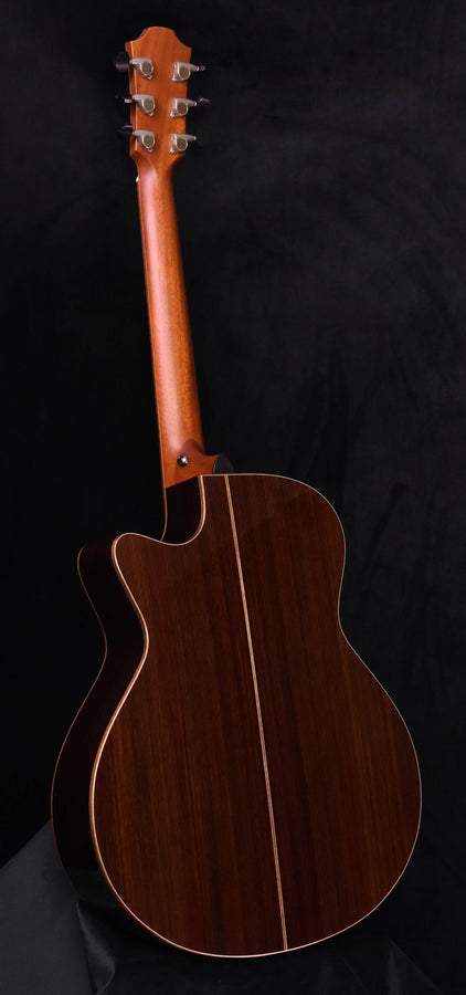 Red cutaway acoustic guitar with rosewood finish; LR Baggs SPA pickup