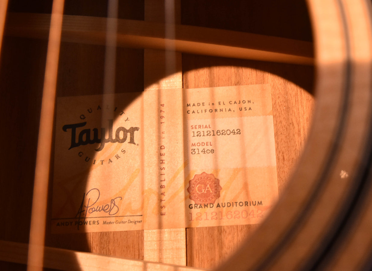 Taylor 314CE Acoustic Electric Guitar