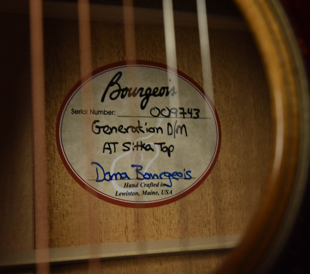 Bourgeois Generation Series Mahogany Dreadnought Guitar