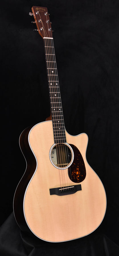 Martin Road Series acoustic-electric guitar, light wood body with dark pickguard