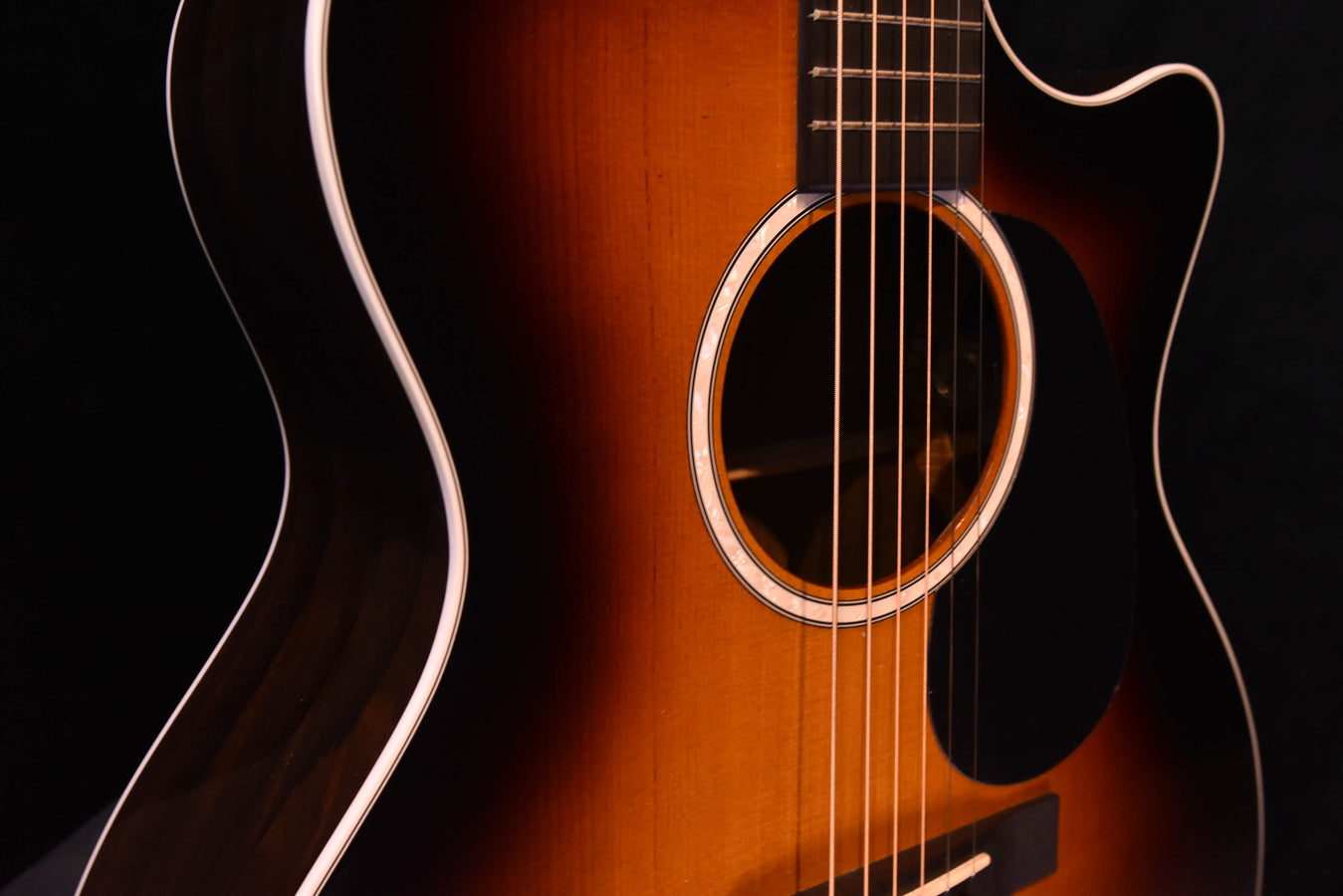 Martin GPC-13E Burst Acoustic Electric Guitar