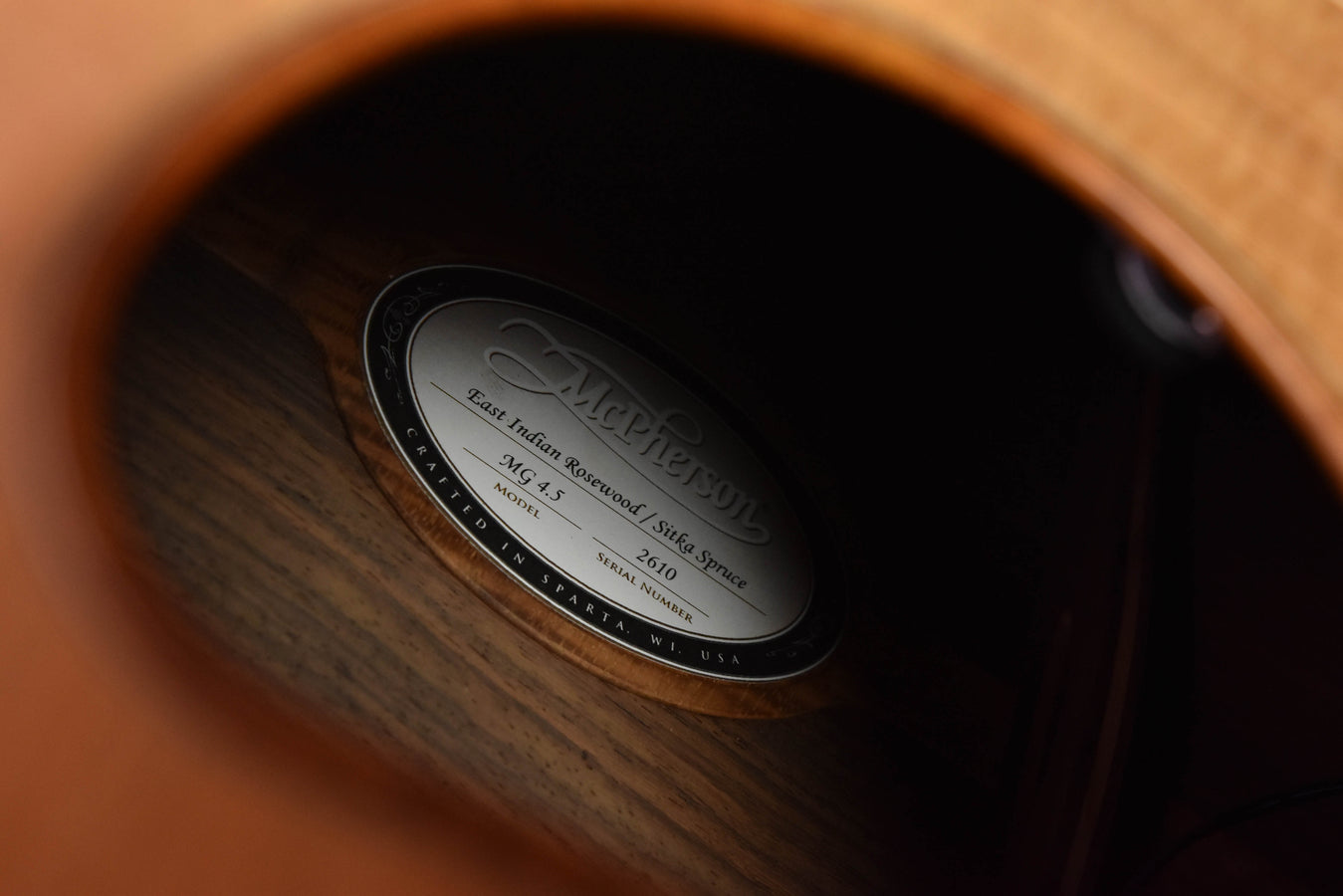 McPherson MGS Rosewood and Sitka Spruce Acoustic Electric Guitar