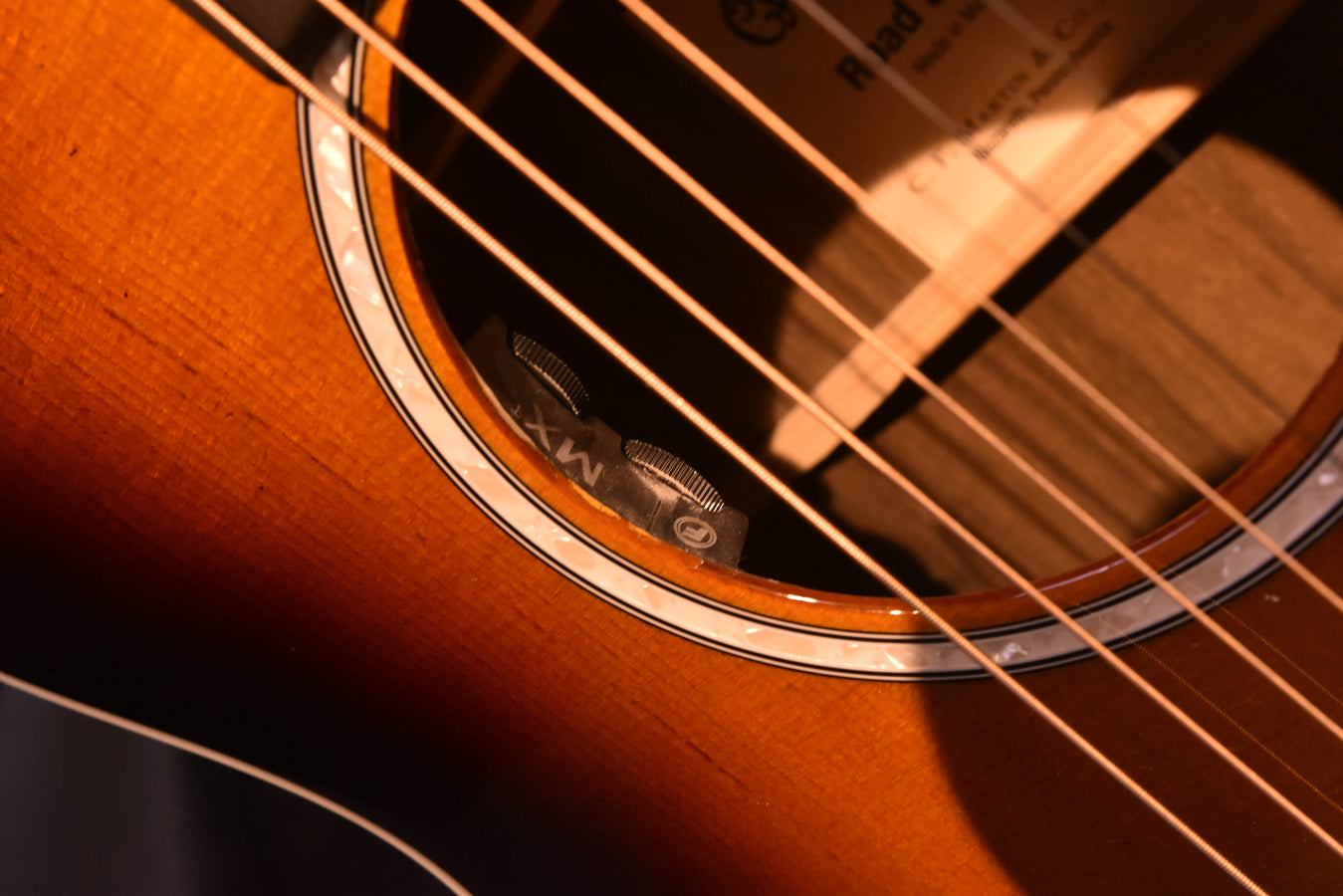 Martin GPC-13E Burst Acoustic Electric Guitar