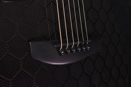 mcpherson carbon touring guitar- honeycomb pattern top, gold hardware