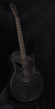 mcpherson carbon sable guitar- camouflage weave black hardware