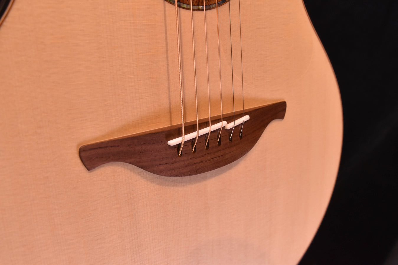 Lowden S-50 Acoustic Guitar -Ancient Bog Oak and Lutz Spruce with Arm Bevel