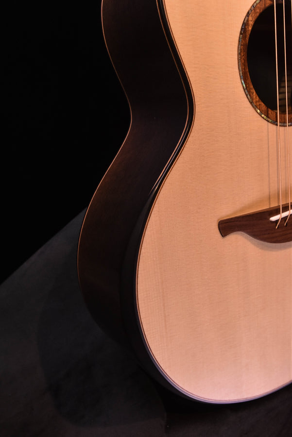 Lowden S-50 Acoustic Guitar -Ancient Bog Oak and Lutz Spruce with Arm Bevel