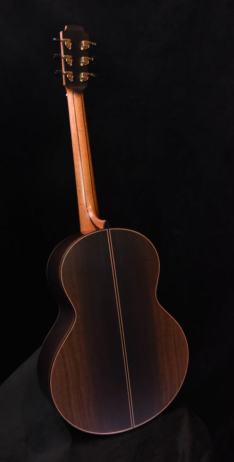 Lowden S-50 Acoustic Guitar -Ancient Bog Oak and Lutz Spruce with Arm Bevel