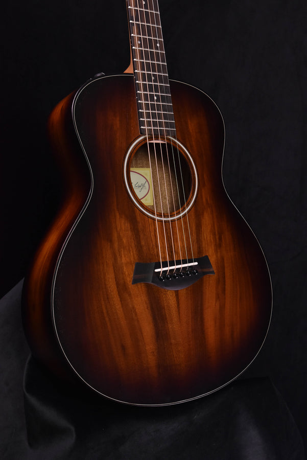 Taylor GS Mini-E Koa PLUS Shaded Edge Burst travel guitar all koa