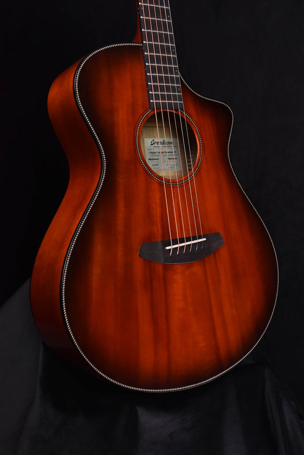 Breedlove Oregon Concert Bourbon CE All Myrtlewood Acoustic ELec Guitar