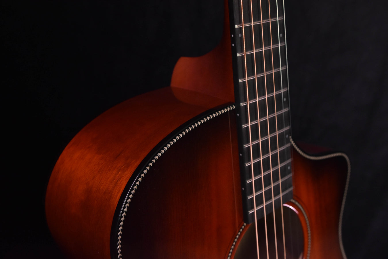 Breedlove Oregon Concert Bourbon CE All Myrtlewood Acoustic ELec Guitar