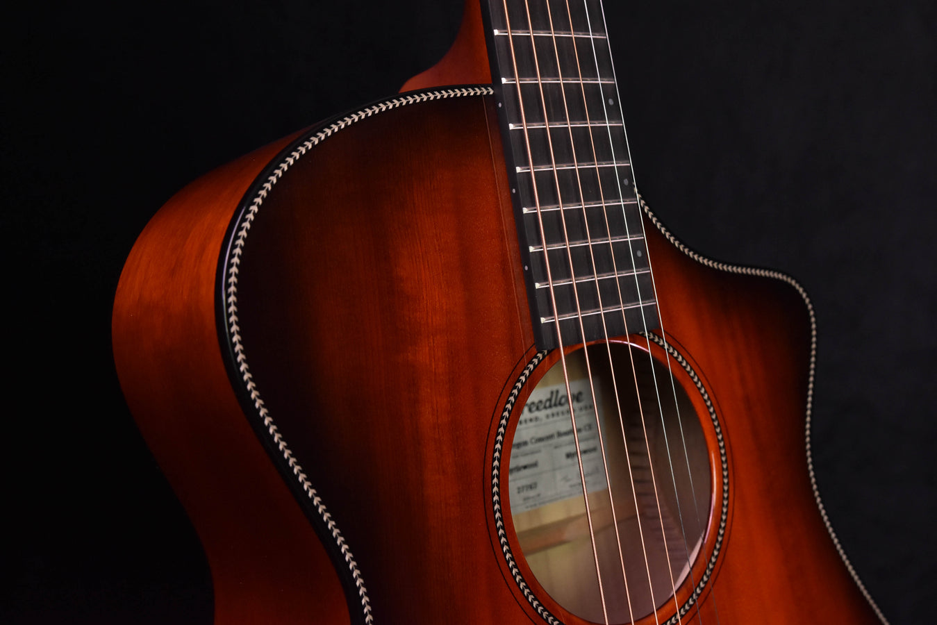 Breedlove Oregon Concert Bourbon CE All Myrtlewood Acoustic ELec Guitar