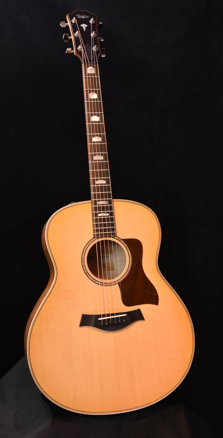 Taylor 618E Jumbo acoustic-electric guitar in Antique Blonde, full front view