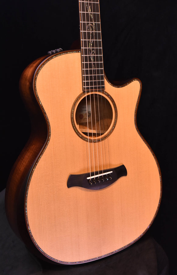 Taylor K14CE Builder's Edition cutaway acoustic electric guitar