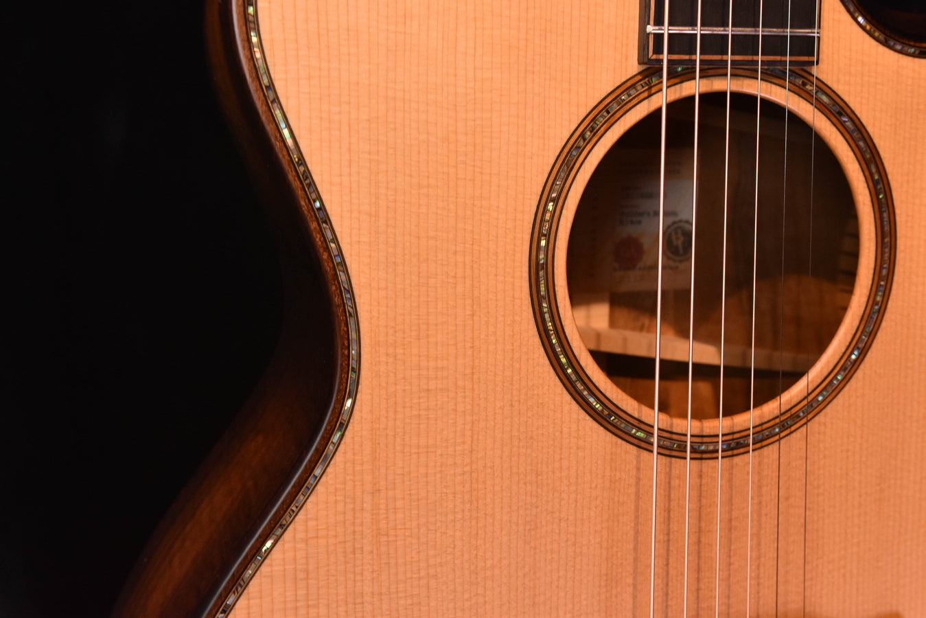 Taylor K14CE Builder's Edition cutaway acoustic electric guitar