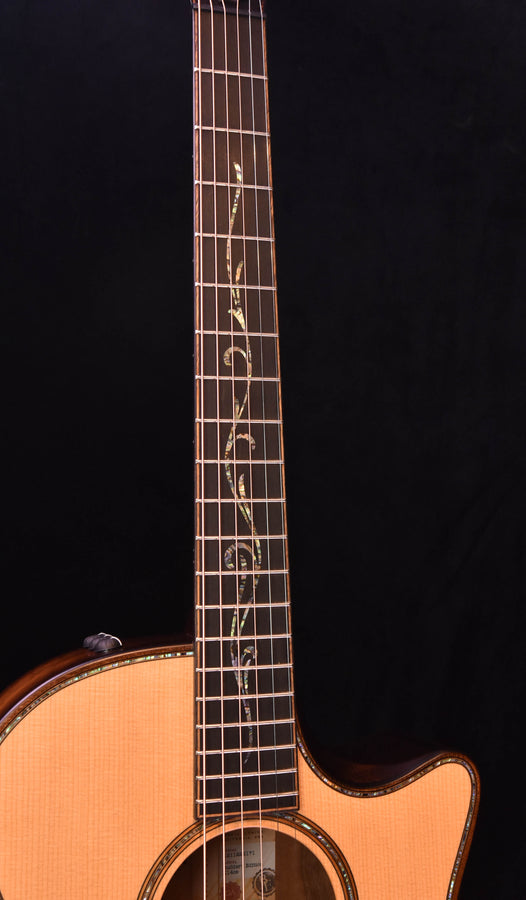 Taylor K14CE Builder's Edition cutaway acoustic electric guitar