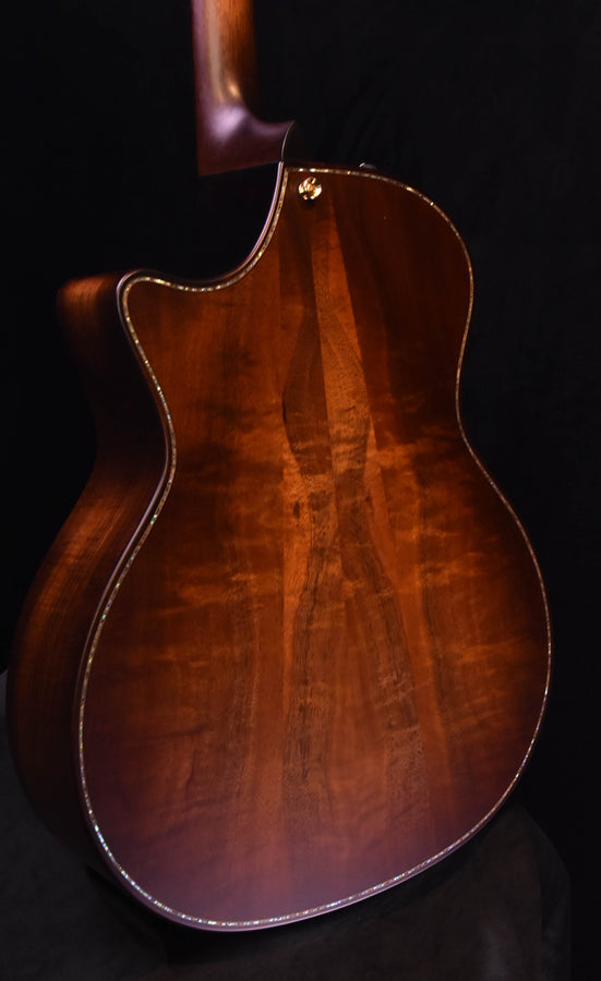 Taylor K14CE Builder's Edition cutaway acoustic electric guitar