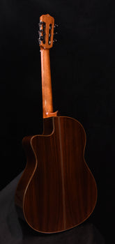cordoba fusion 12 rose ii nylon string crossover guitar