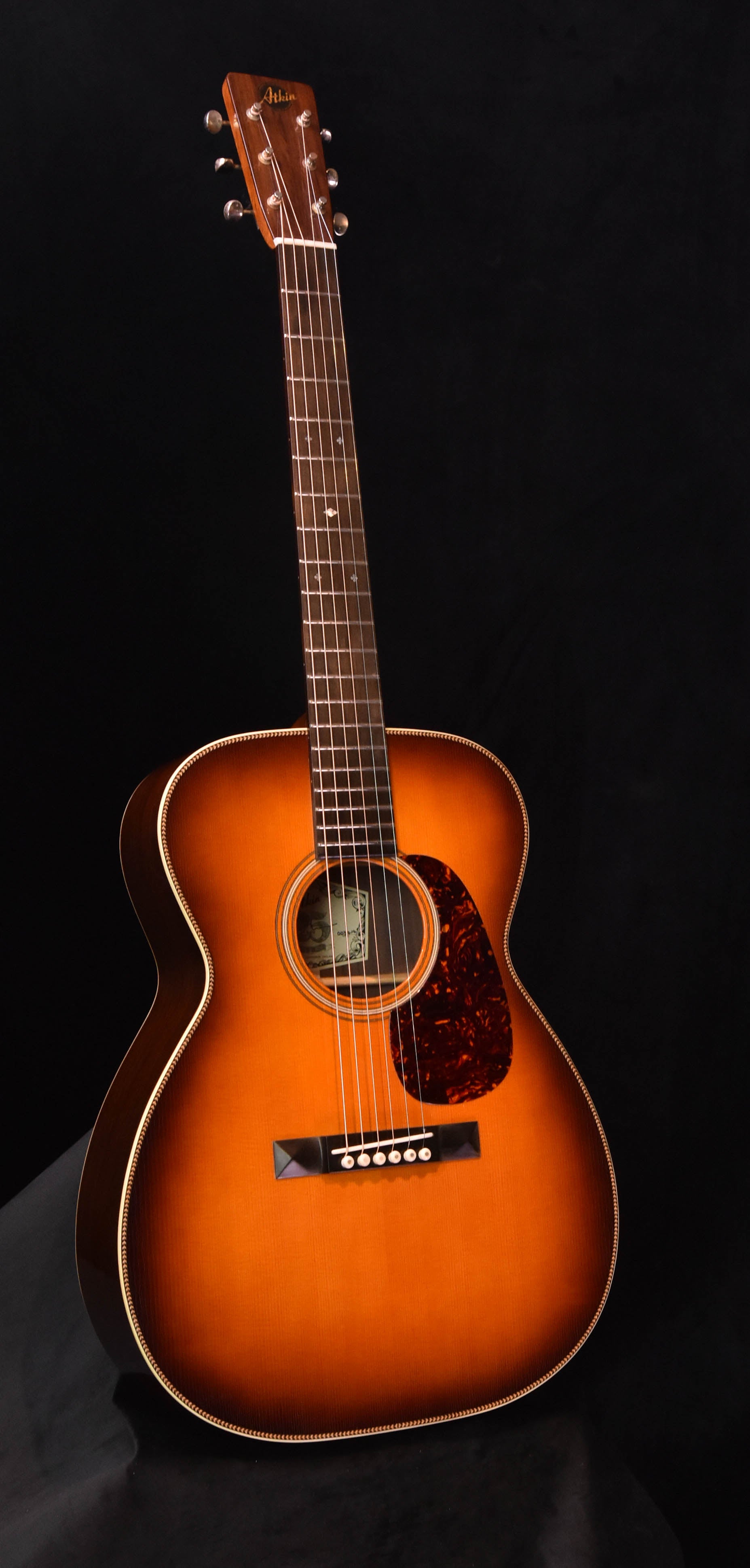 Atkin 0037 14 Fret  Sunburst Aged Finish Acoustic Guitar