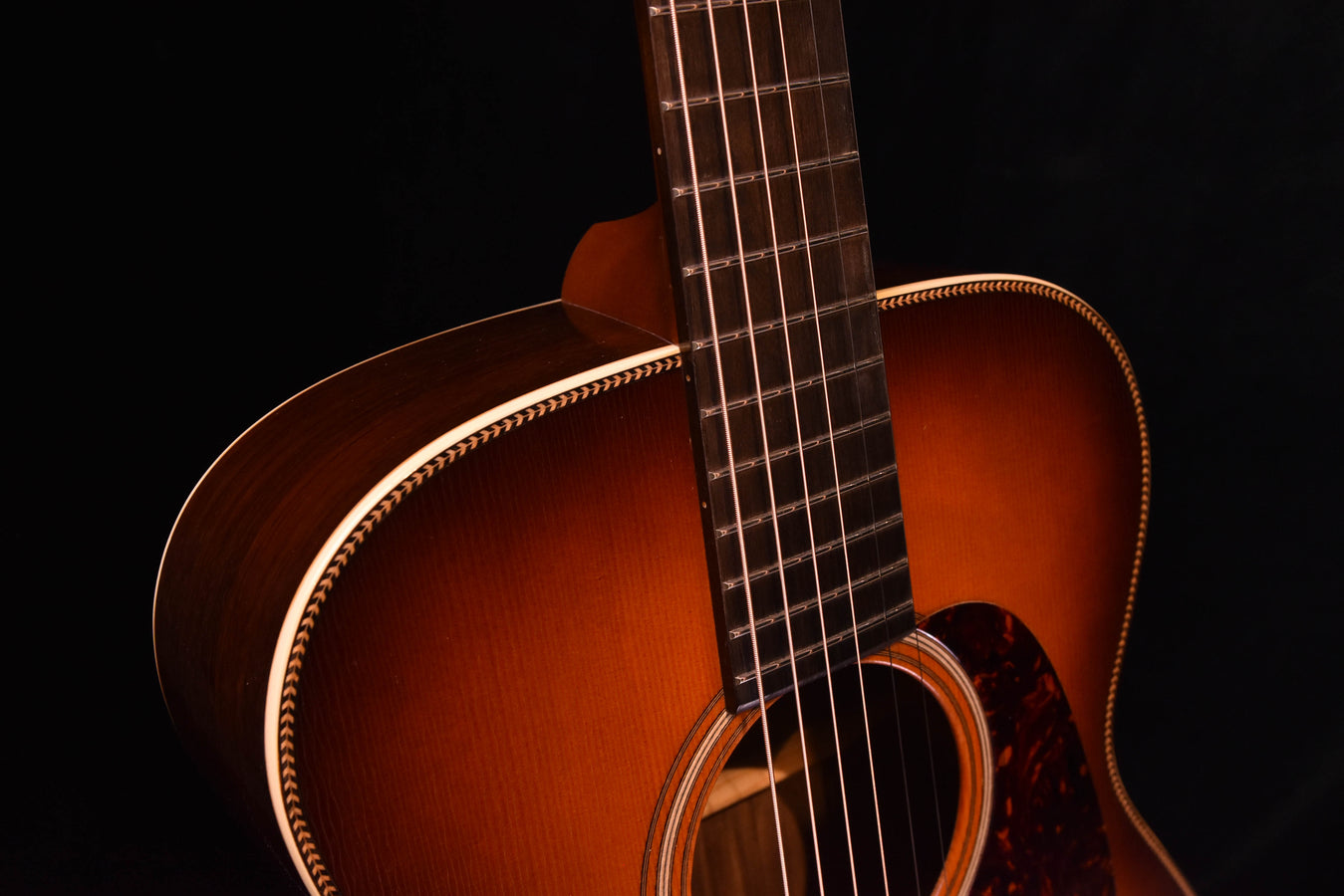 Atkin 0037 14 Fret  Sunburst Aged Finish Acoustic Guitar