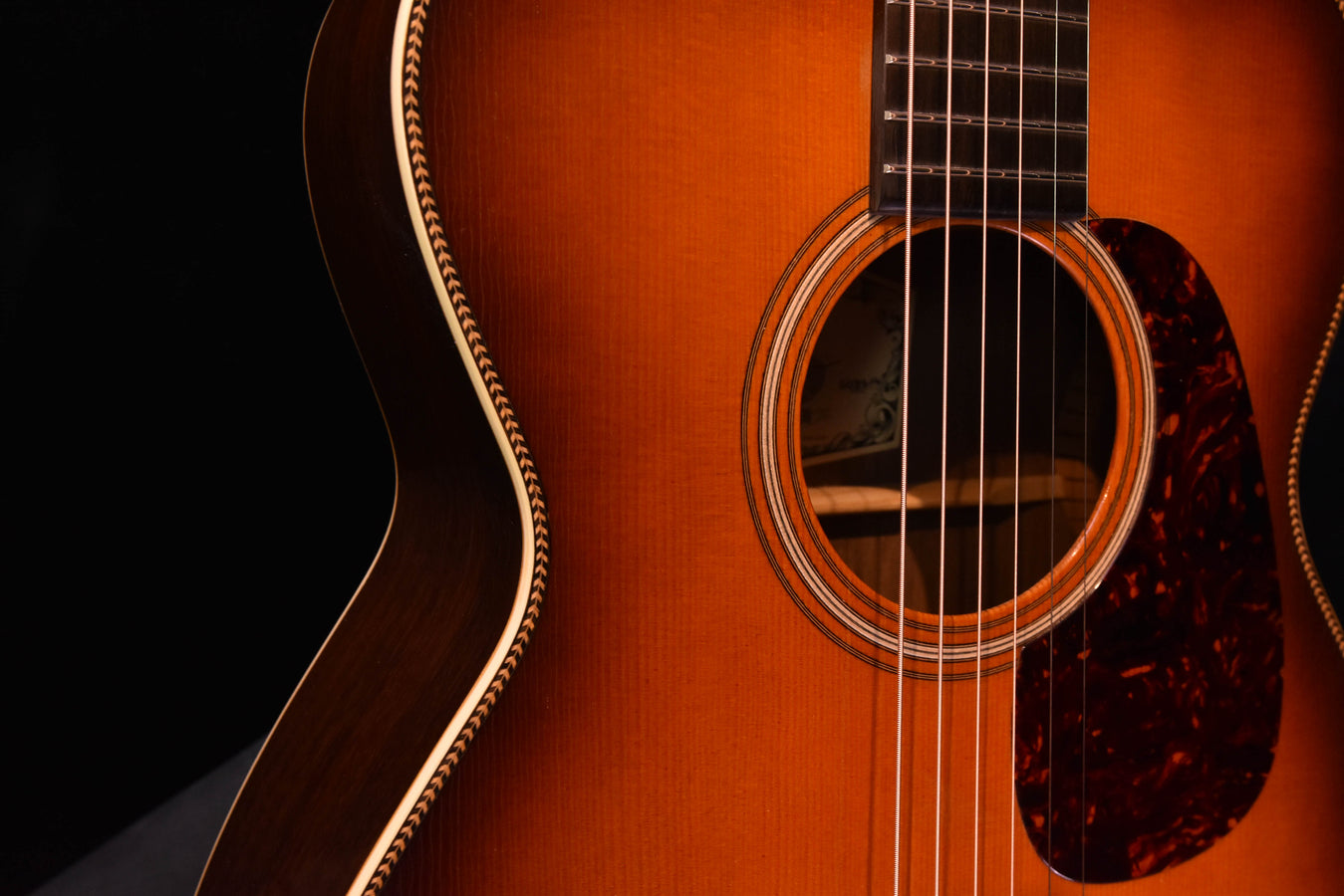 Atkin 0037 14 Fret  Sunburst Aged Finish Acoustic Guitar