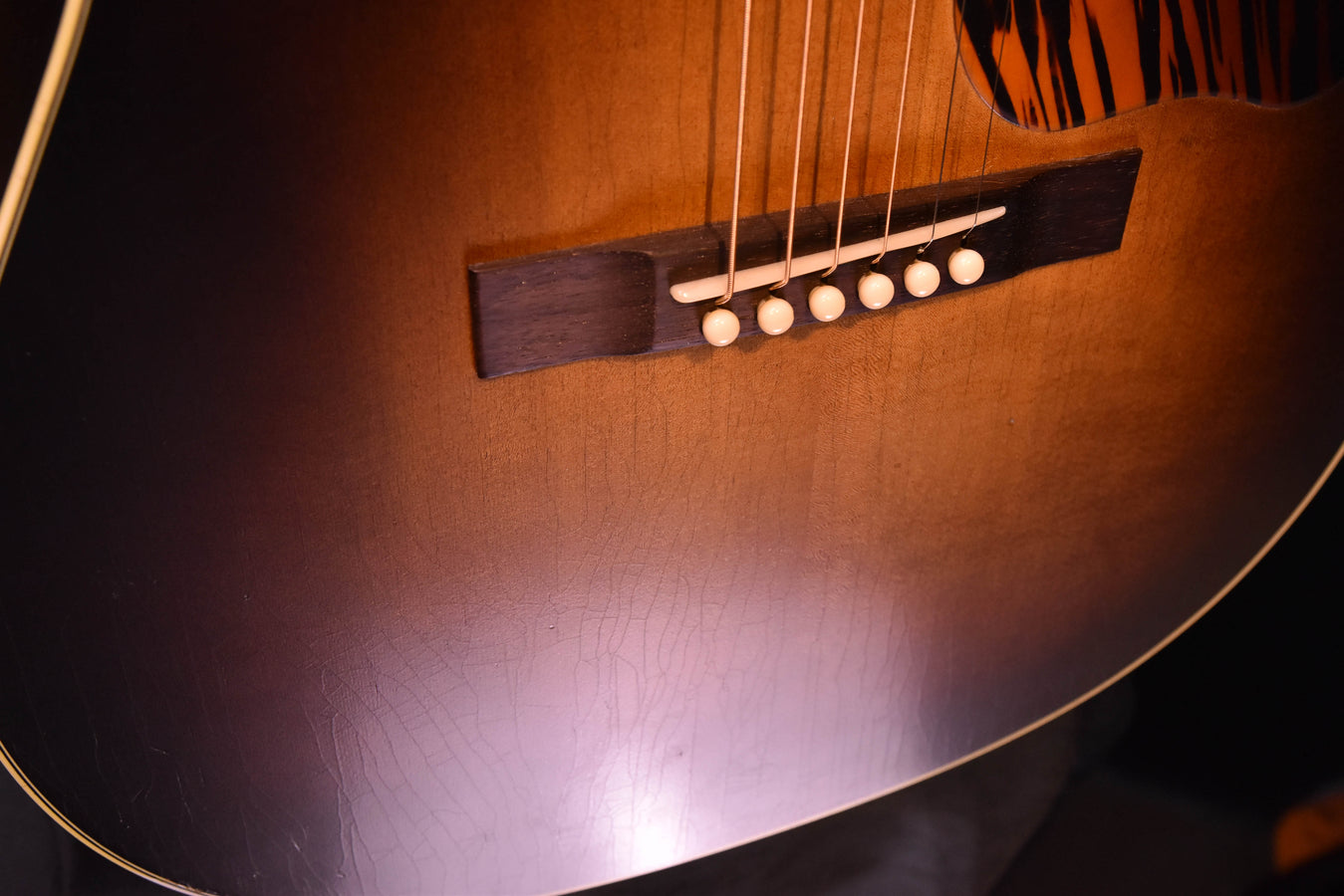 Iris OG Sunburst Acoustic Guitar with Distressed Finish