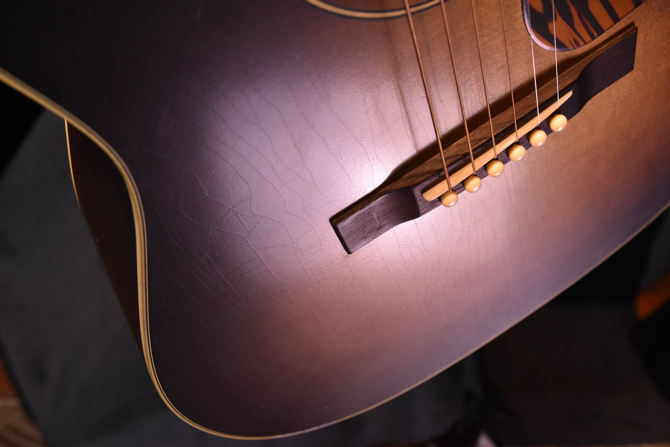 Iris OG Sunburst Acoustic Guitar with Distressed Finish