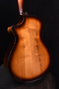breedlove artista pro concerto burnt amber ce european spruce/ myrtlewood acoustic elec guitar