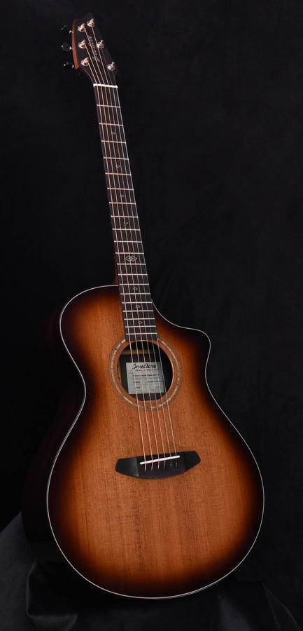Breedlove Premier Concert Edgeburst CE Redwood/EI Rosewood Cutaway Acoustic Electric Guitar