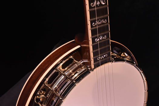 recording king rk-elite-75 five string resonator banjo