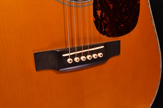 used martin d-45 style custom shop dreadnought- adi spruce/ madagascar rosewood acoustic guitar