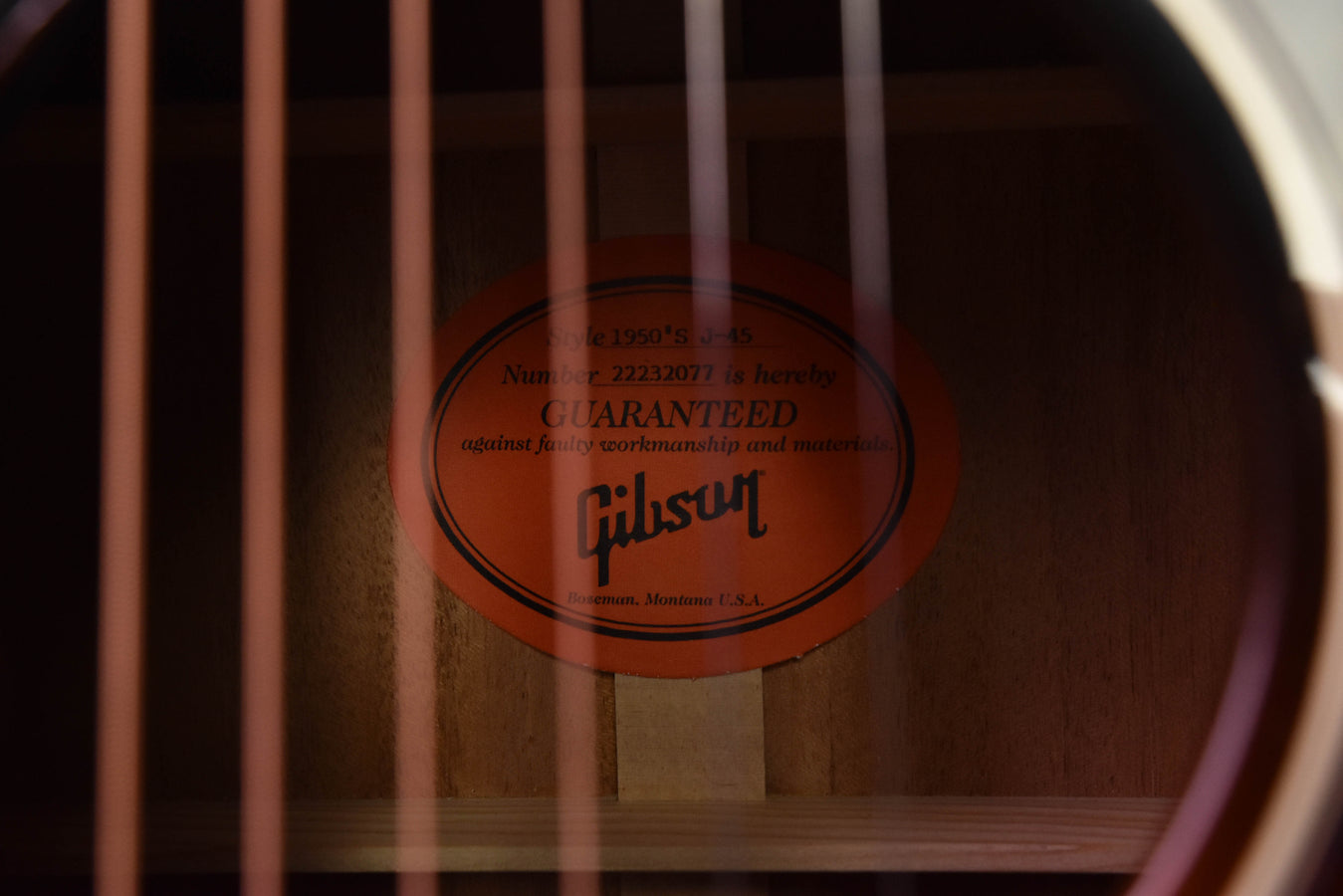 Gibson 50's J-45 Original Slope Shoulder Dreadnought guitar Vintage Sunburst Finish