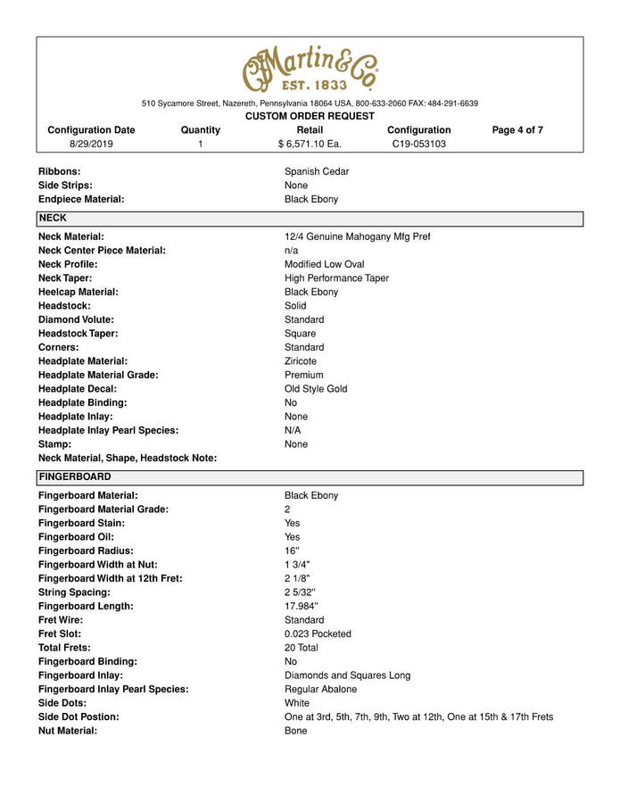 Martin Custom Shop OM (Orchestra Model) -  Zircote and European Spruce!